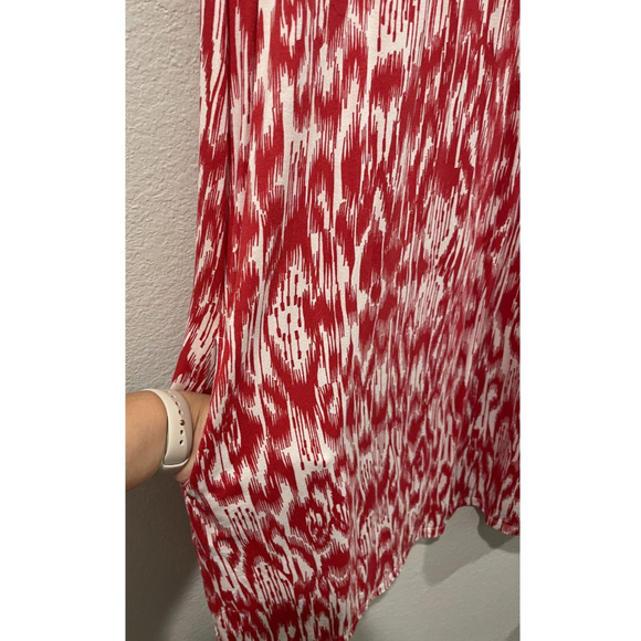 THML White Red Sleveless Mini Dress - Picture 4 of 5